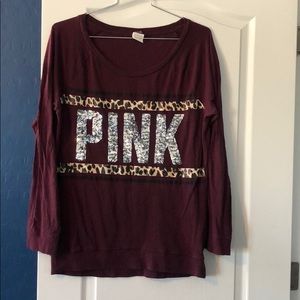 Pink long sleeve shirt